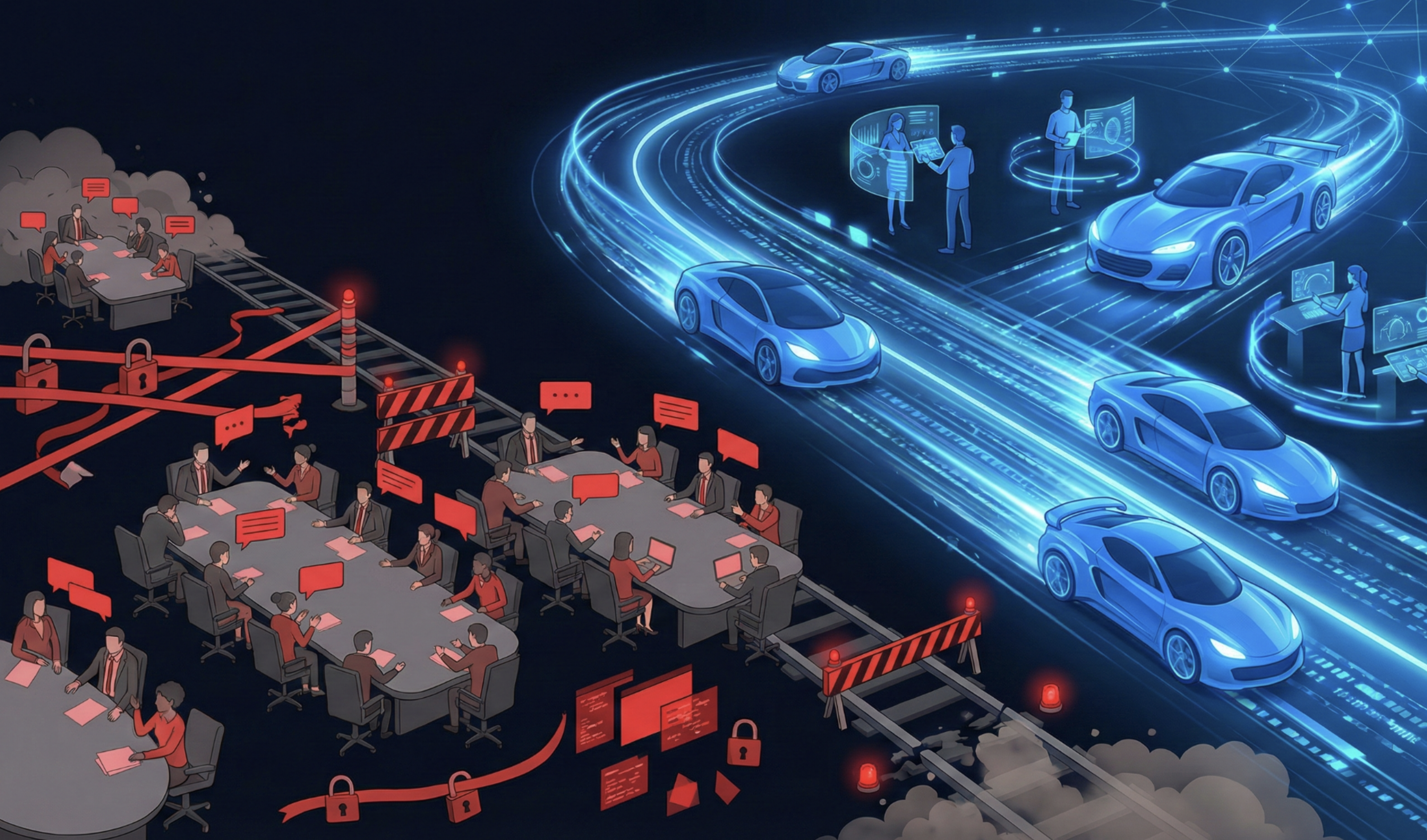 Competitors accelerating with AI while you're stuck in debate