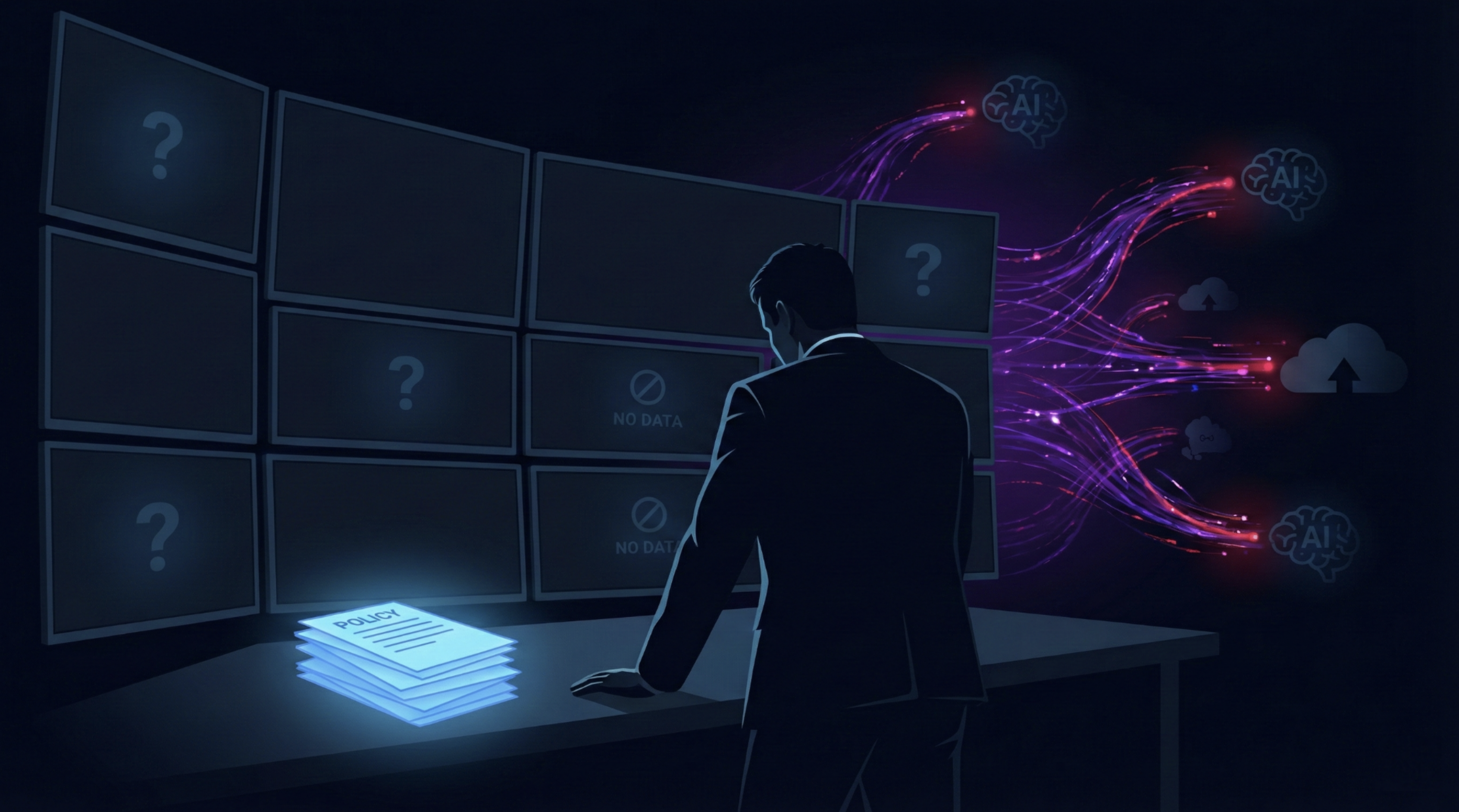 Zero visibility into Shadow AI while data leaks in the background