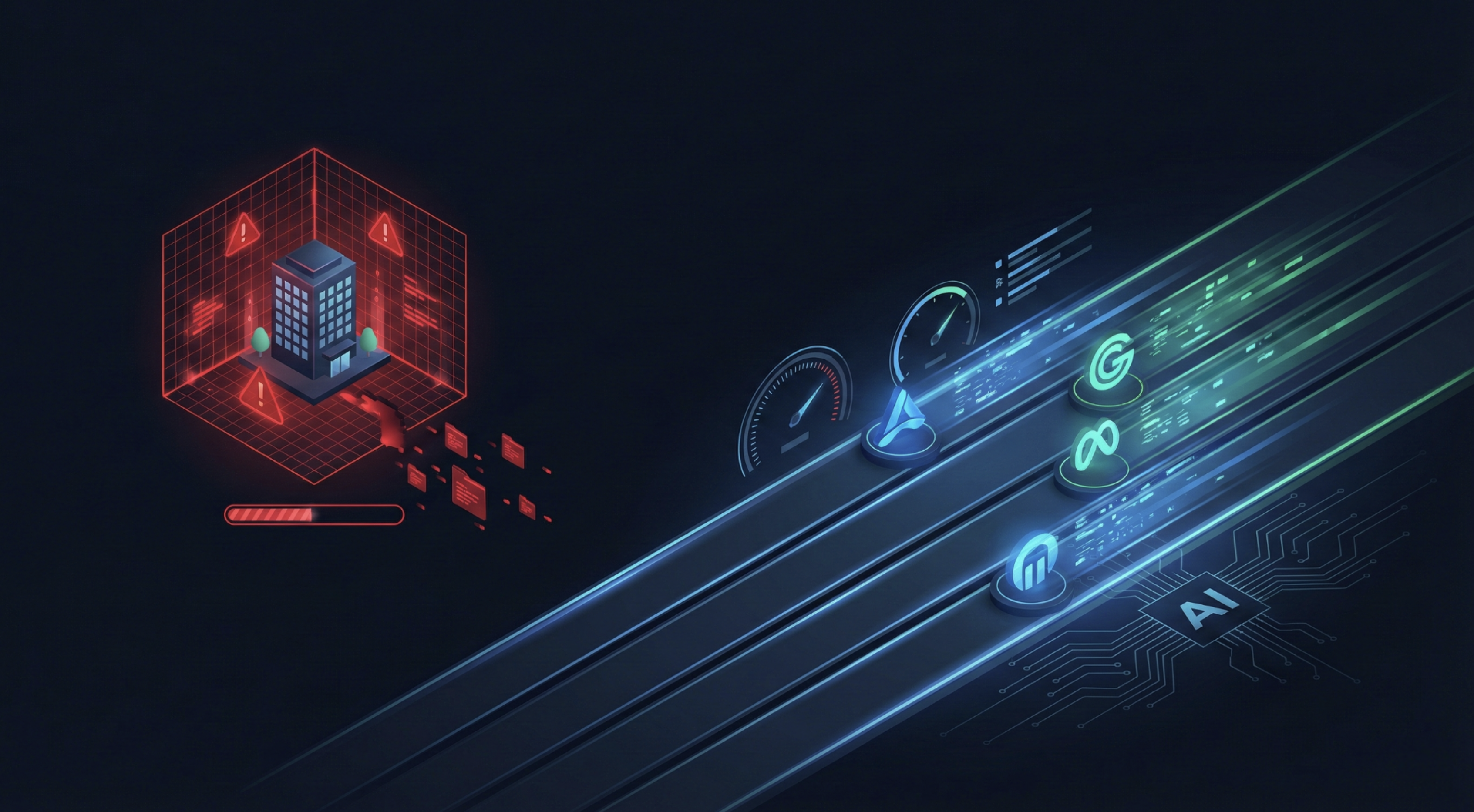 Competitors accelerating with AI while others fall behind